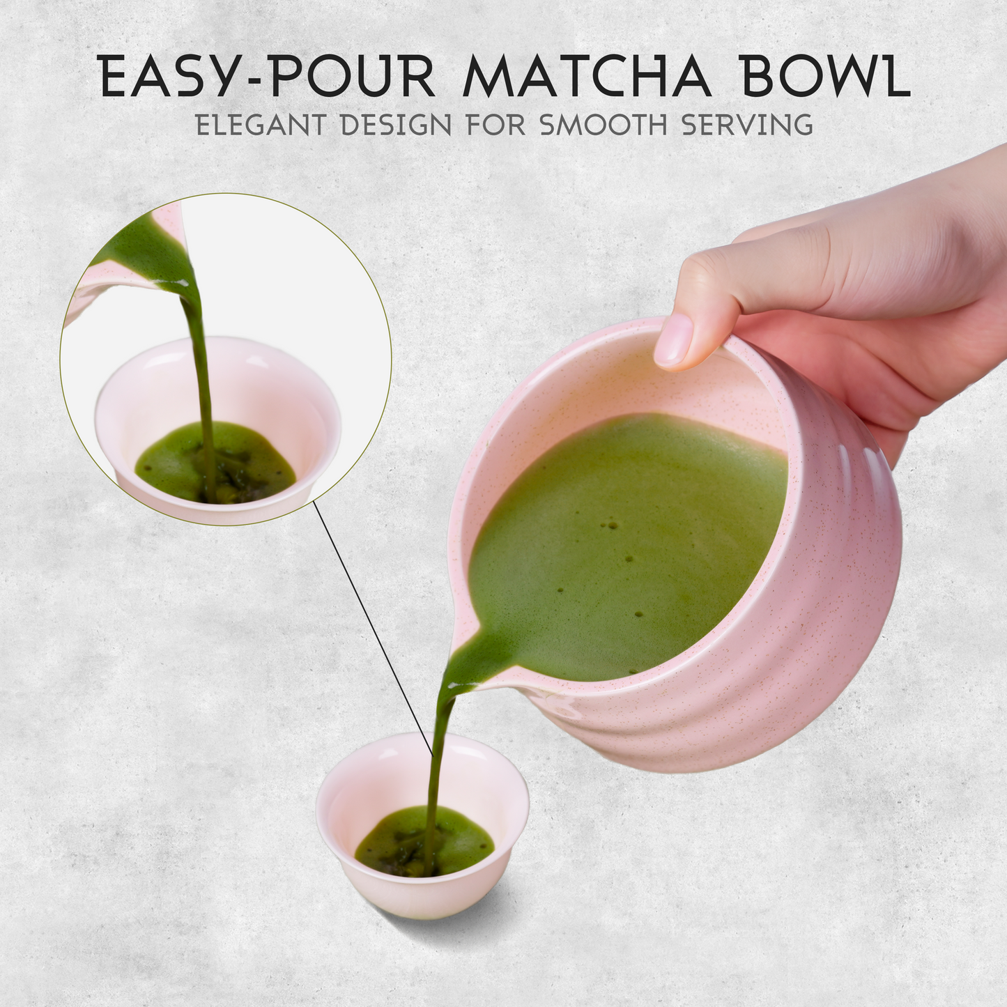 Pink Matcha Set, 8 Pcs Premium Matcha Whisk Set with Porcelain Sakura Tea Cup, Matcha Bowl, Whisk and Holder, Bamboo Scoop, Scoop Rest, Sifter, Tea Mat - Gift for Matcha Lover