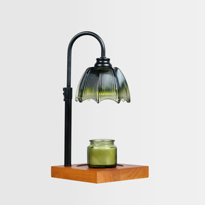 Candle Warmer Lamp with Timer, Dimmer & Adjustable Height, 25MM Wood Base, 2 Bulbs Included – Candle Warmer for Jar Candles, Gift Boxed Aromatherapy Lamp for Sleep, Bedroom, Yoga